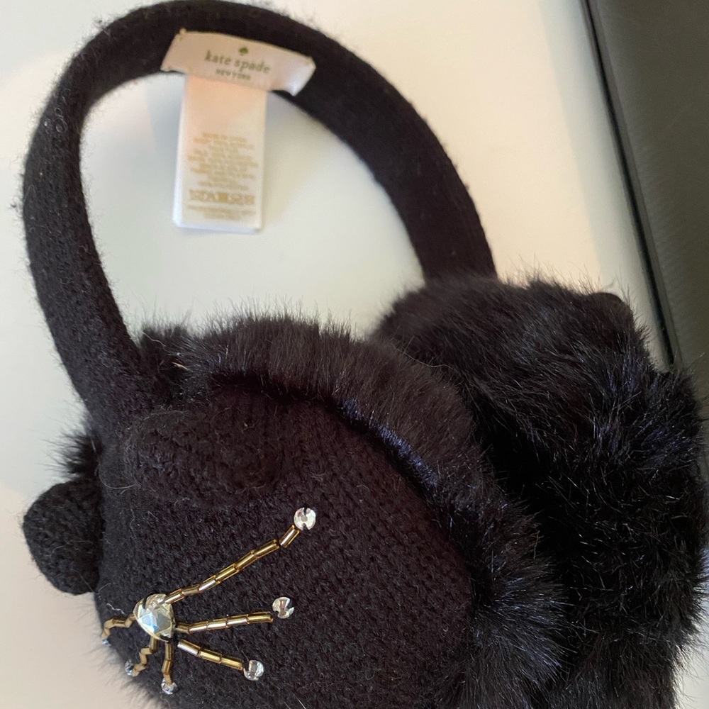 Kate Spade cat ear muffs